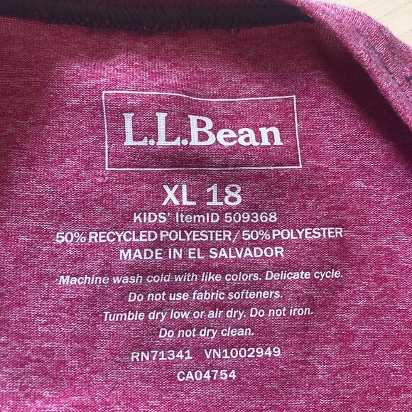 LL Bean Kids' Trail Tee, Size 18 - Picture 3 of 7